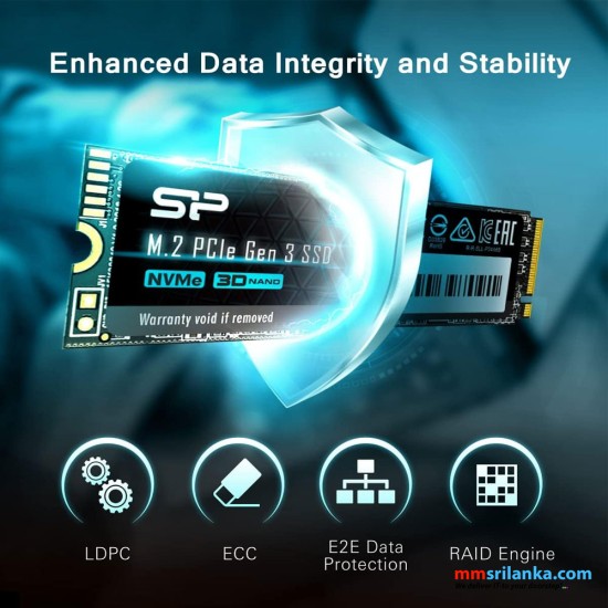 Silicon Power NVMe M.2 PCIe Gen3x4 2280 de 128 GB NVMe M.2 SSD (3Y)
